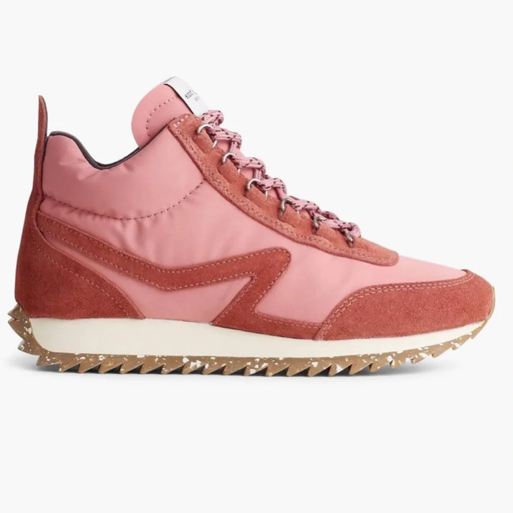 New-rag & bone Retro Hiker Suede and Recycled Materials Sneaker - Picture 3 of 10